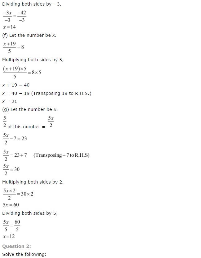 NCERT Solutions for Class 7 Maths Chapter 4 Simple Equations Ex 4.4 Q1.2