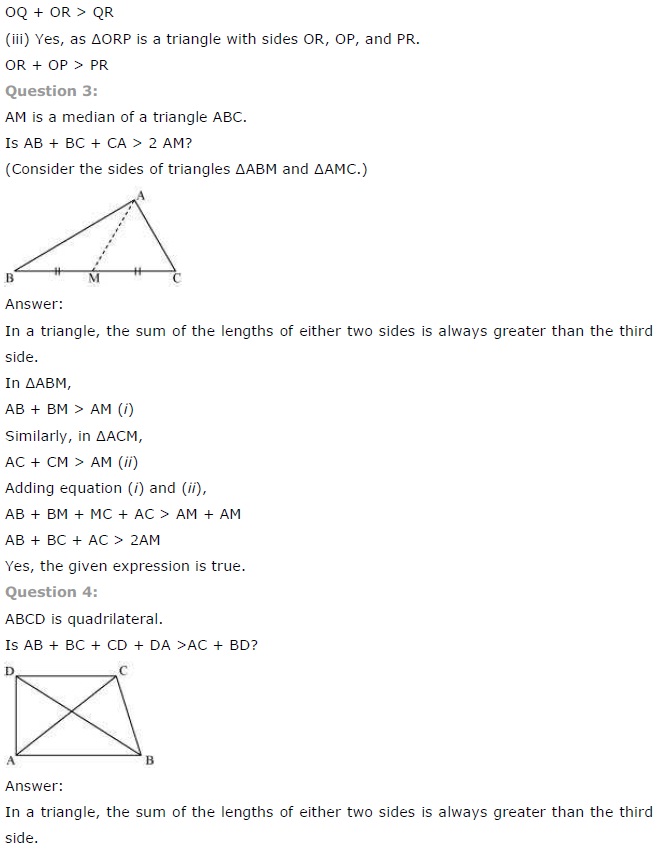 NCERT Solutions for Class 7 Maths Chapter 6 The Triangle and its Properties Ex 6.4 Q3