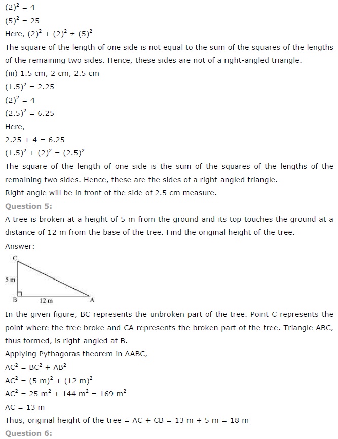 NCERT Solutions for Class 7 Maths Chapter 6 The Triangle and its Properties Ex 6.5 Q3