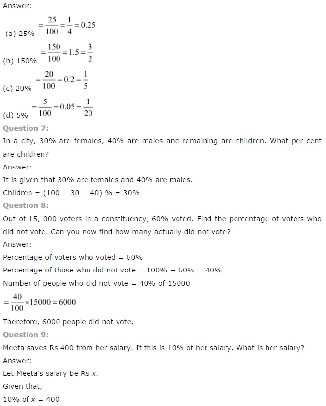 NCERT Solutions for Class 7 Maths Chapter 8 Comparing Quantities Ex 8.2 Q5