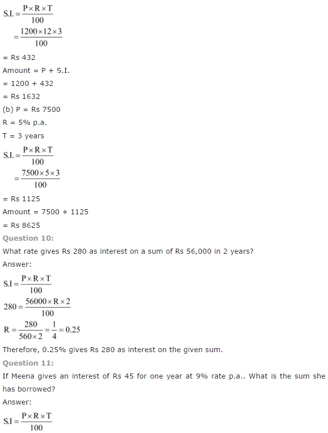 NCERT Solutions for Class 7 Maths Chapter 8 Comparing Quantities Ex 8.3 Q6