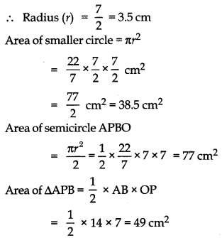 Areas Related to Circles Class 10 Extra Questions Maths Chapter 12 with Solutions 4