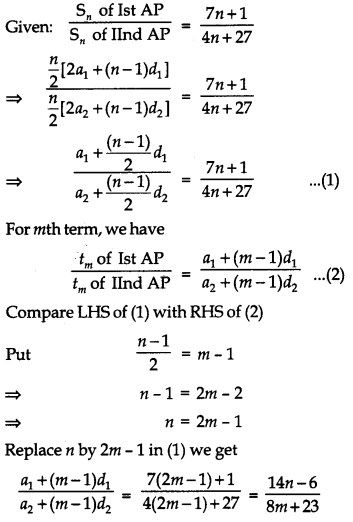 Arithmetic Progressions Class 10 Extra Questions Maths Chapter 5 with Solutions 6