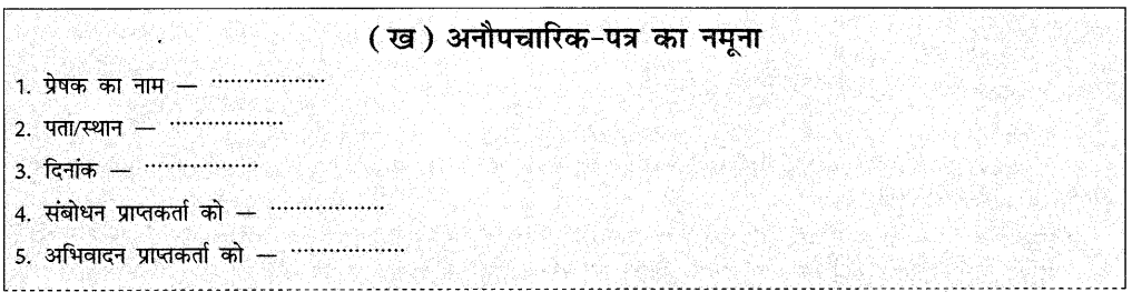 CBSE Class 11 Hindi कार्यालयी पत्र 3