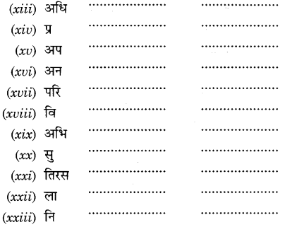  Class 9 Hindi A व्याकरण उपसर्ग 18Educational Hand NCERT CBSE