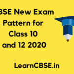 CBSE New Exam Pattern for Class 10 & 12
