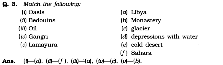 NCERT Solutions For Class 7 Geography Social Science Chapter 10 Life in the  Deserts