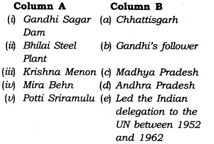 NCERT Solutions For Class 8 History Social Science Chapter 12 India After Independence Exercise Questions Q4