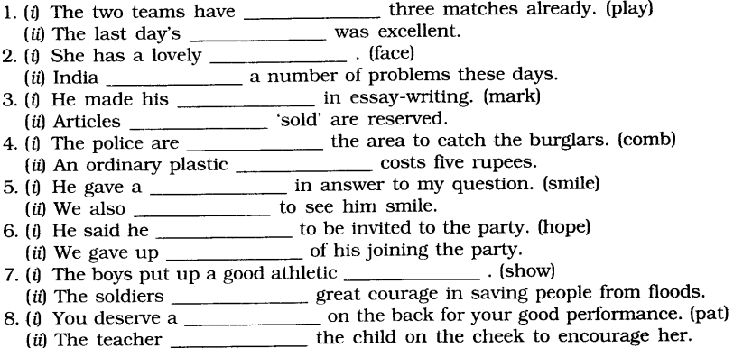 NCERT Solutions for Class 6 English Chapter 8 A Game of Chance Working with Language Q1