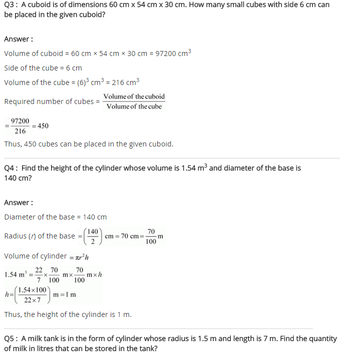 NCERT Solutions for Class 8 Maths Chapter 11 Mensuration Ex 11.4 q-3