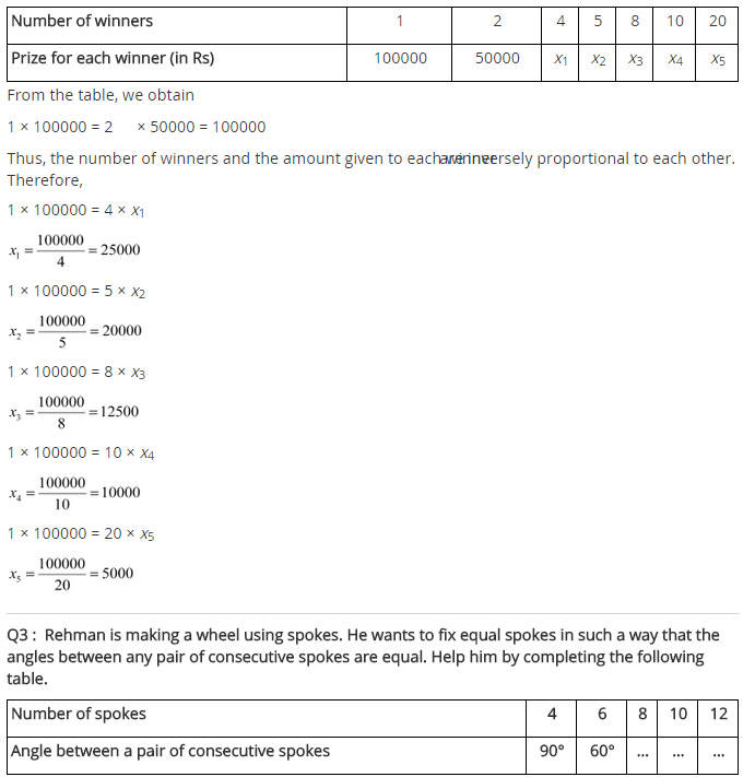 NCERT Solutions for Class 8 Maths Chapter 13 Direct and Inverse Proportions Ex 13.2 q-2