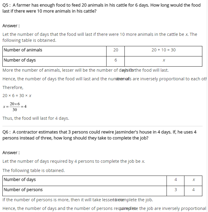 NCERT Solutions for Class 8 Maths Chapter 13 Direct and Inverse Proportions Ex 13.2 q-5