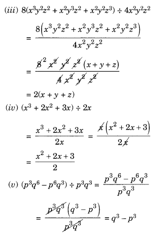 NCERT Solutions for Class 8 Maths Chapter 14 Factorisation Ex 14.3 Q2.1