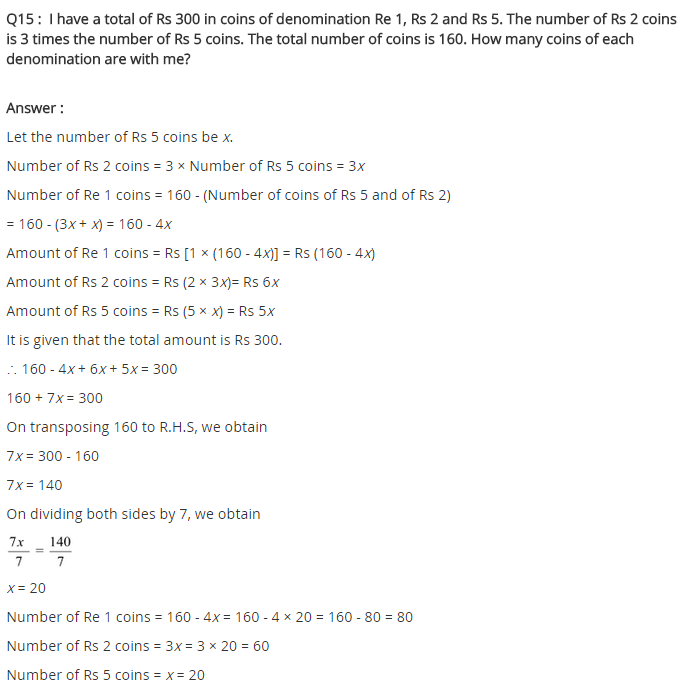 NCERT Solutions for Class 8 Maths Chapter 2 Linear Equations in One Variable Ex 2.2 q-15