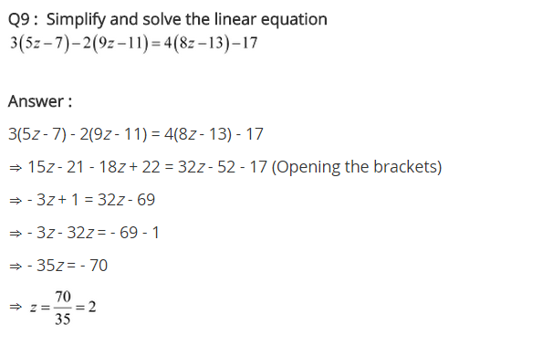 NCERT Solutions for Class 8 Maths Chapter 2 Linear Equations in One Variable Ex 2.5 q-9