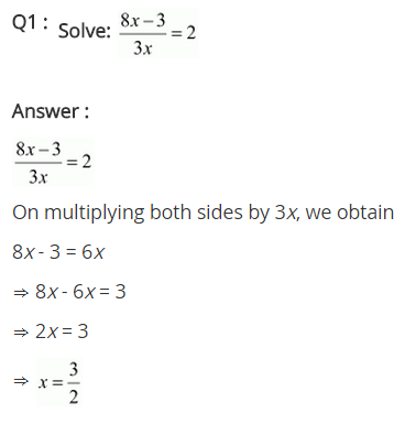 NCERT Solutions for Class 8 Maths Chapter 2 Linear Equations in One Variable Ex 2.6 q-1
