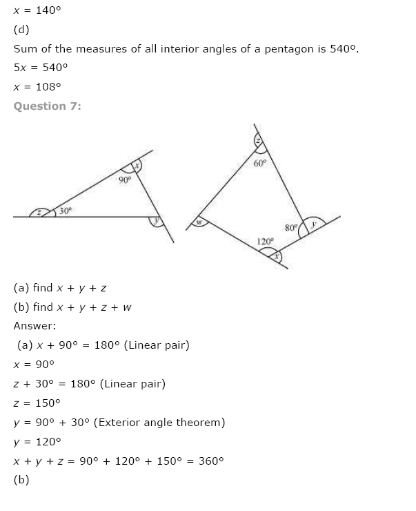 NCERT Solutions for Class 8 Maths Chapter 3 Understanding Quadrilaterals Ex 3.1 q-7