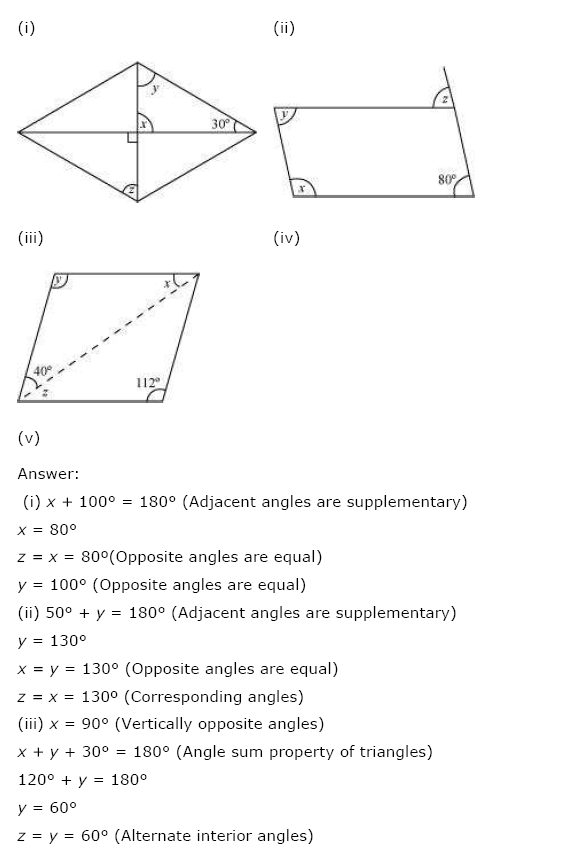 NCERT Solutions for Class 8 Maths Chapter 3 Understanding Quadrilaterals Ex 3.3 q-2