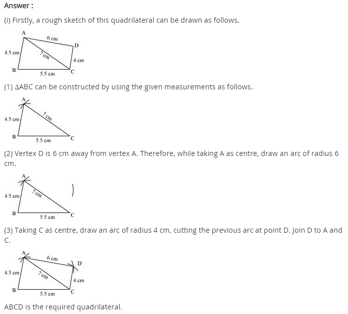NCERT Solutions for Class 8 Maths Chapter 4 Practical Geometry Ex 4.1 A1.1