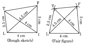 NCERT Solutions for Class 8 Maths Chapter 4 Practical Geometry Ex 4.2 Q1