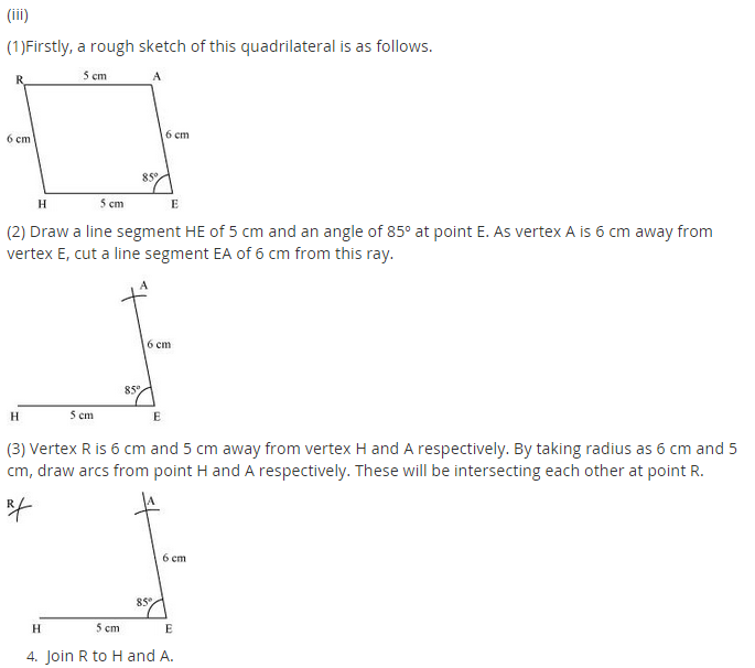 NCERT Solutions for Class 8 Maths Chapter 4 Practical Geometry Ex 4.3 A1.5