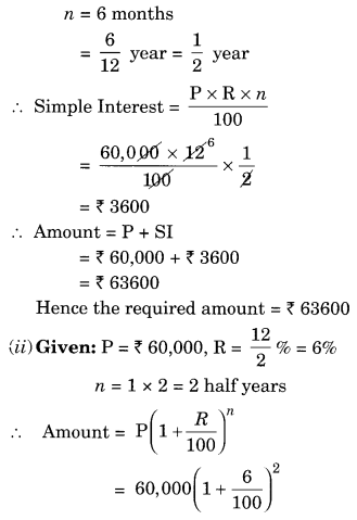 NCERT Solutions for Class 8 Maths Chapter 8 Comparing Quantities Ex 8.3 Q5