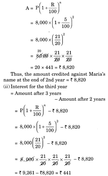 NCERT Solutions for Class 8 Maths Chapter 8 Comparing Quantities Ex 8.3 Q7