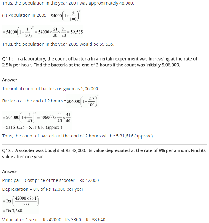 NCERT Solutions for Class 8 Maths Chapter 8 Comparing Quantities Ex 8.3 q-10