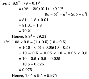 NCERT Solutions for Class 8 Maths Chapter 9 Algebraic Expressions and Identities Ex 9.5 Q6.2