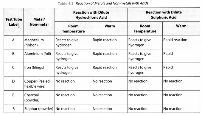 NCERT Solutions for Class 8 Science Chapter 4 Materials Metals and Non Metals Activity 6