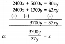 Pair of Linear Equations in Two Variables Class 10 Extra Questions Maths Chapter 3 with Solutions 17