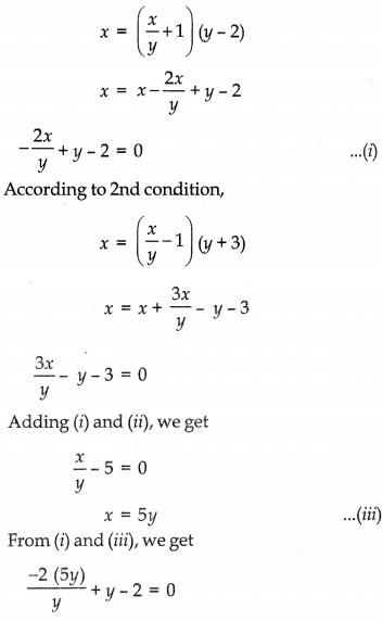 Pair of Linear Equations in Two Variables Class 10 Extra Questions Maths Chapter 3 with Solutions 21