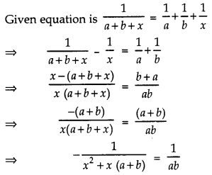 Quadratic Equations Class 10 Extra Questions Maths Chapter 4 with solutions 4