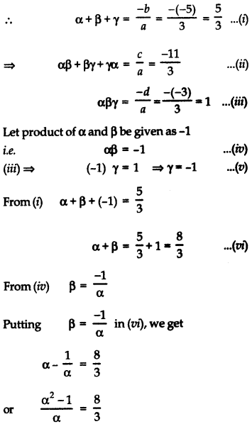 Polynomials Class 10 Extra Questions Maths Chapter 2 with Solutions 21