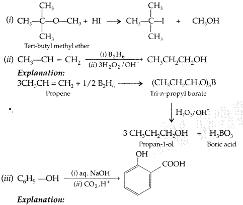 Important Questions for Class 12 Chemistry Chapter 11 Alcohols, Phenols and Ethers Class 12 Important Questions 86