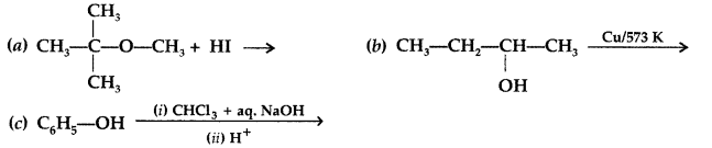 Important Questions for Class 12 Chemistry Chapter 11 Alcohols, Phenols and Ethers Class 12 Important Questions 88