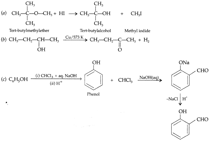 Important Questions for Class 12 Chemistry Chapter 11 Alcohols, Phenols and Ethers Class 12 Important Questions 89