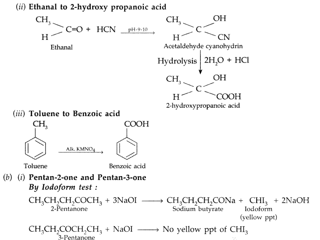 Important Questions for Class 12 Chemistry Chapter 12 Aldehydes, Ketones and Carboxylic Acids Class 12 Important Questions 98