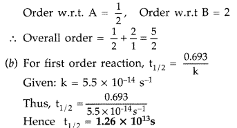 Important Questions for Class 12 Chemistry Chapter 4 Chemical Kinetics Class 12 Important Questions 7