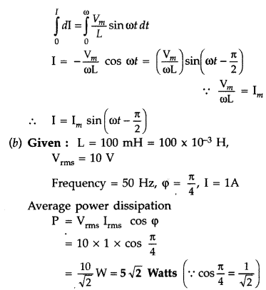 Important Questions for Class 12 Physics Chapter 7 Alternating Current Class 12 Important Questions 117