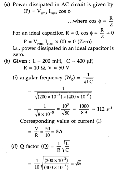Important Questions for Class 12 Physics Chapter 7 Alternating Current Class 12 Important Questions 118
