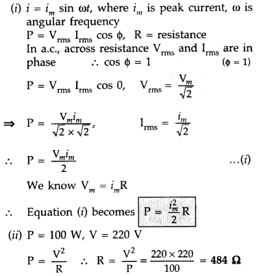 Important Questions for Class 12 Physics Chapter 7 Alternating Current Class 12 Important Questions 37