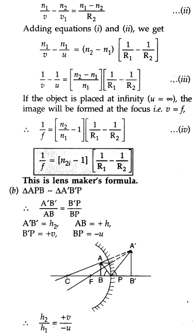 Important Questions for Class 12 Physics Chapter 9 Ray Optics and Optical Instruments Class 12 Important Questions 173