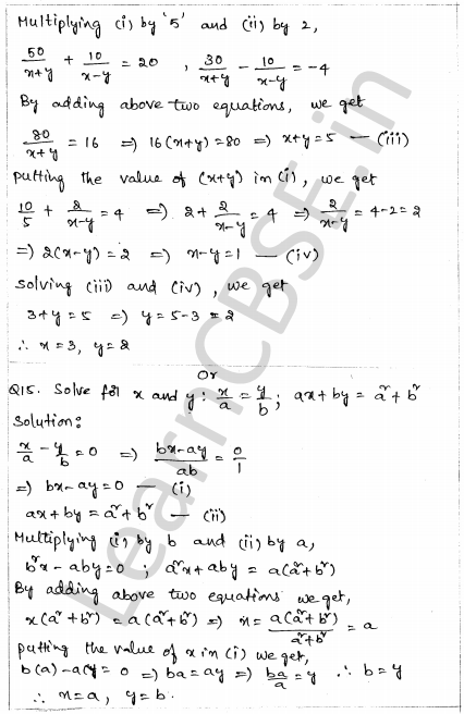 Solved CBSE Sample Papers for Class 10 Maths Paper 1 10
