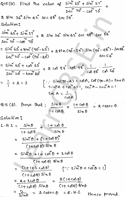 Solved CBSE Sample Papers for Class 10 Maths Set 2 9