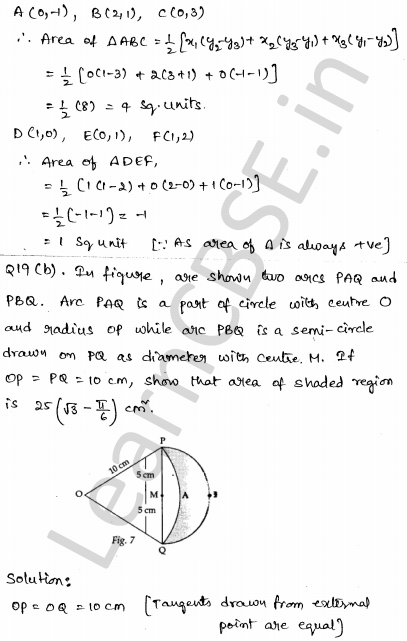 Solved CBSE Sample Papers for Class 10 Maths Set 3 1.15