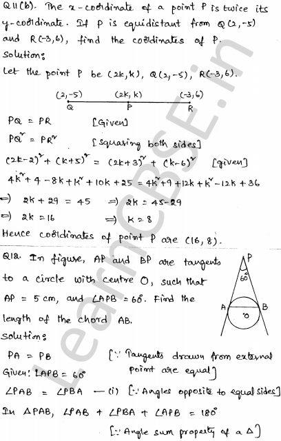 Solved CBSE Sample Papers for Class 10 Maths Set 3 1.7