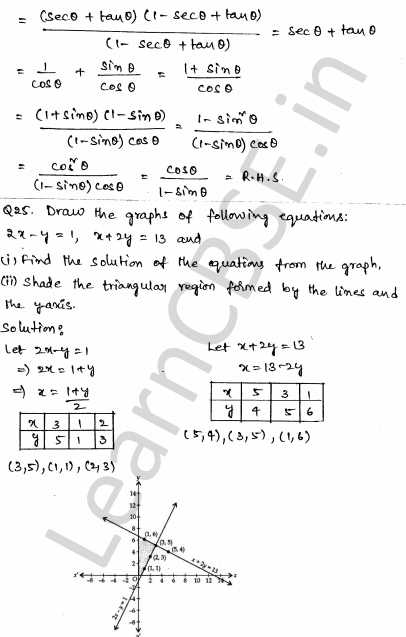 Solved CBSE Sample Papers for Class 10 Maths Set 4 1.20