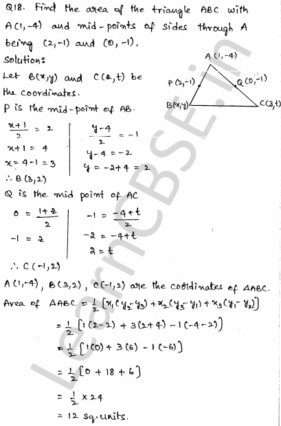 Solved CBSE Sample Papers for Class 10 Maths Set 5 1.12