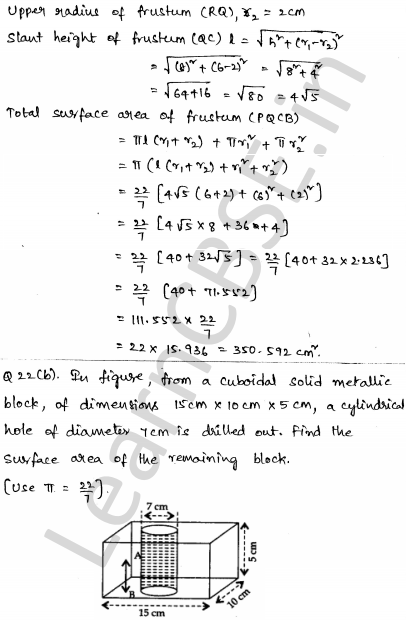 Solved CBSE Sample Papers for Class 10 Maths Set 5 1.18